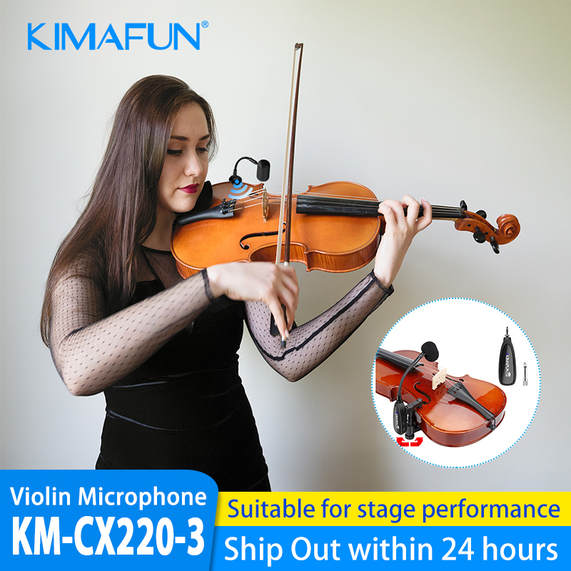 Musical Instrument Veena - Microphone pour violon KIMAFUN, microphone d'instrument
