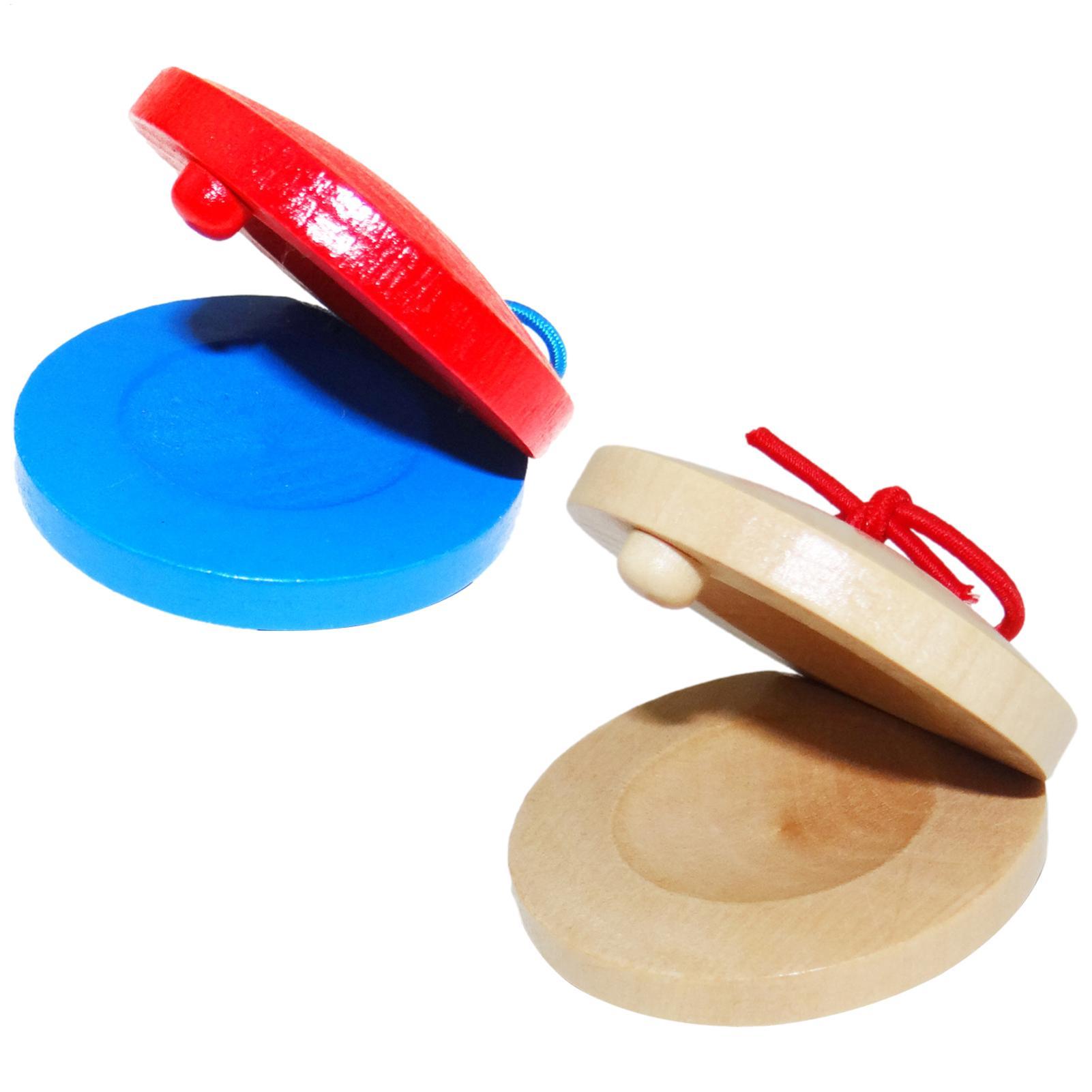 Musical Instrument For Toddlers - Castagnettes en bois pour enfants, instruments