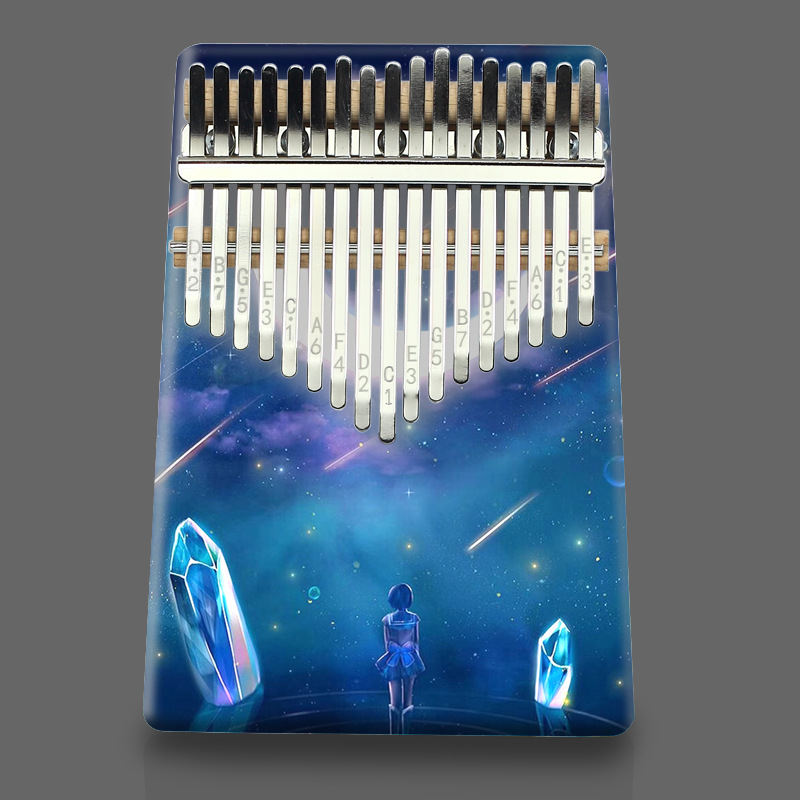 Musical Instrument For Beginners - Kalimba 17 tons, piano à pouces