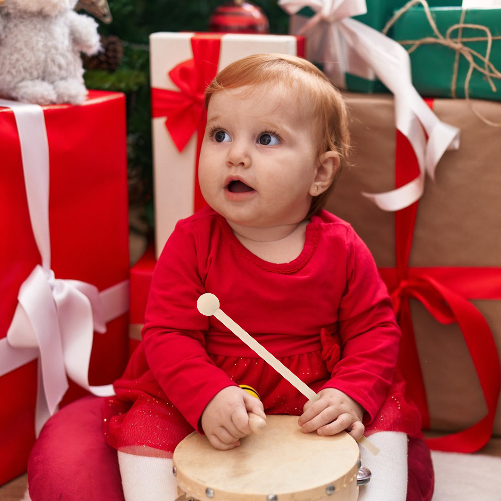 Musical Instrument For Toddlers - Maillets en bois de taille enfant