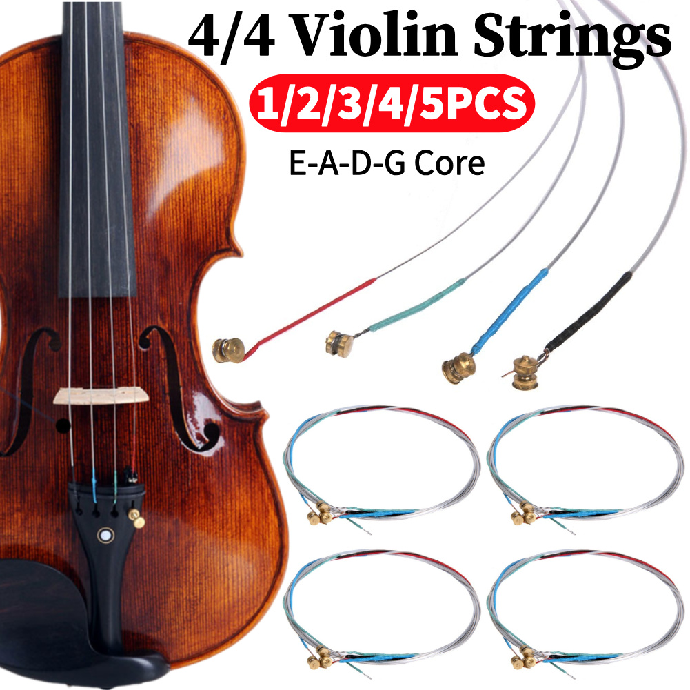 Musical Instrument Veena - Cordes de violon professionnel 4/4, E-A-D-G