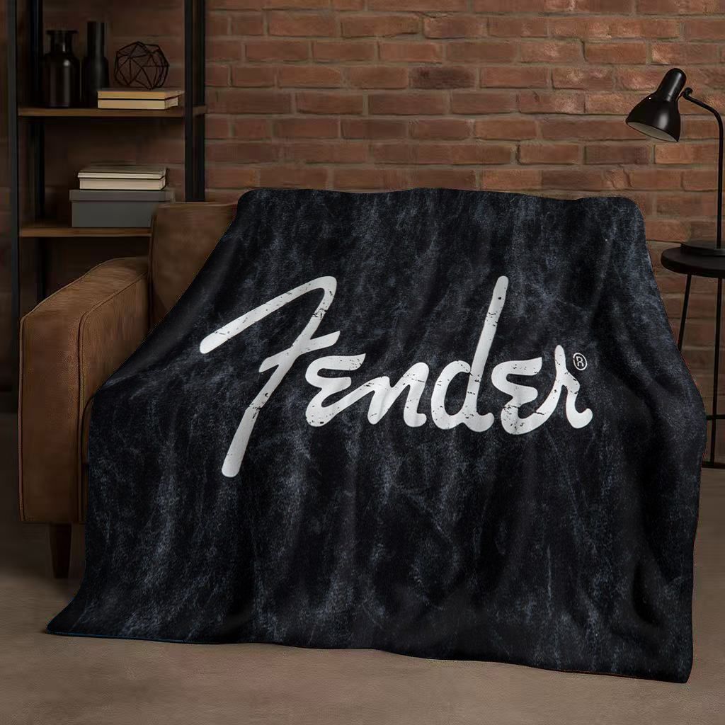 Musical Instrument Sign - Couverture en flanelle ultra douce et