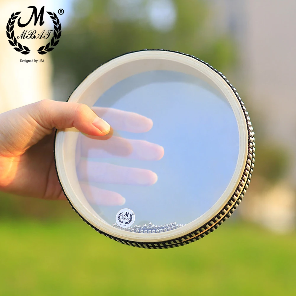 Musical Instrument For Toddlers - M MBAT-Tambour à main avec perle