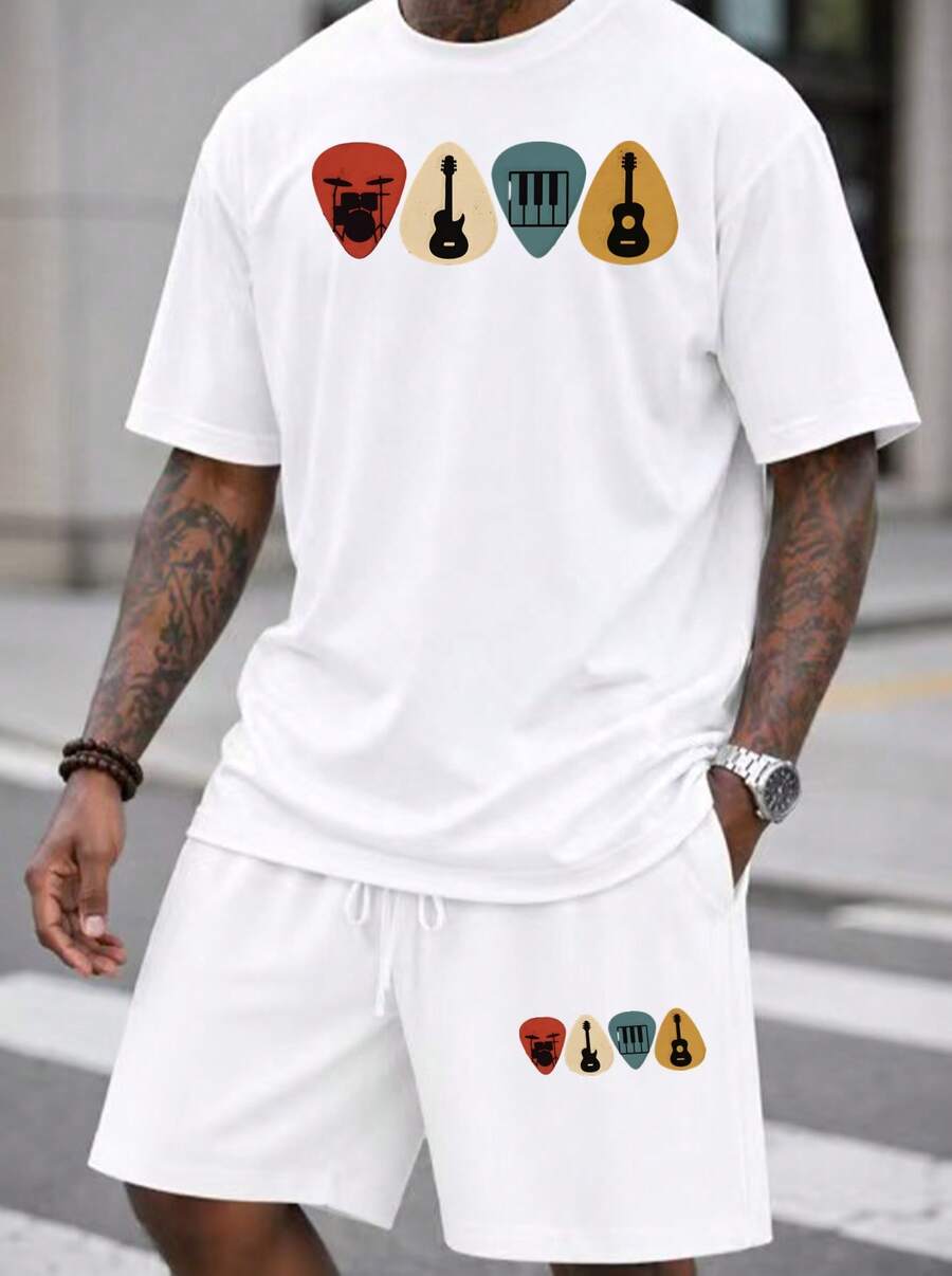 Musical Instrument Of - Ensemble de t-shirt et short surdimensionné