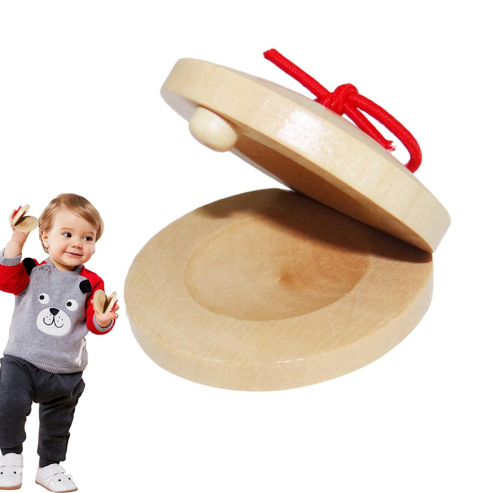 Castagnettes en bois pour enfa - Musical Instrument For Toddlers avis et prix
