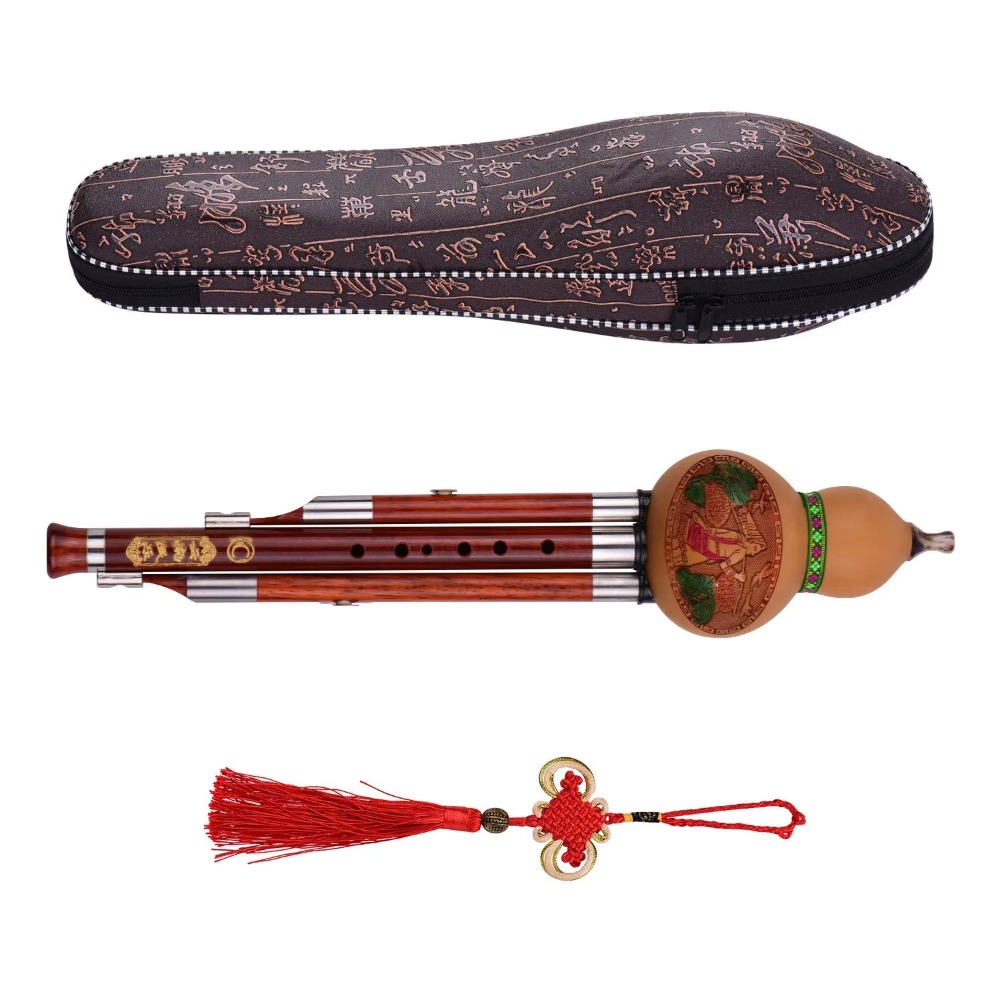 Flûte à gourde Hulusi à 3 tons - Musical Instrument Of avis et prix