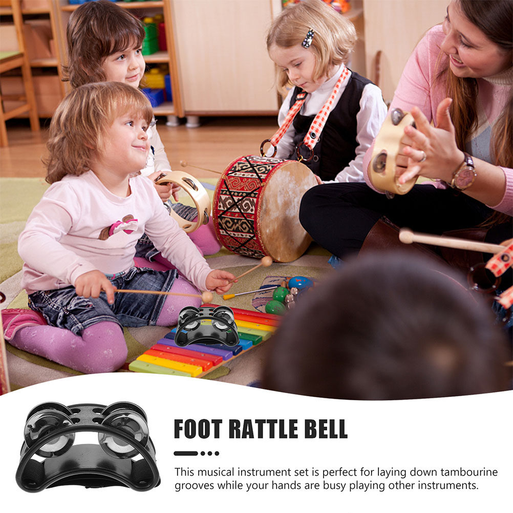 2 Tambourins à Pieds pour Enfa - Musical Instrument For Toddlers avis et prix