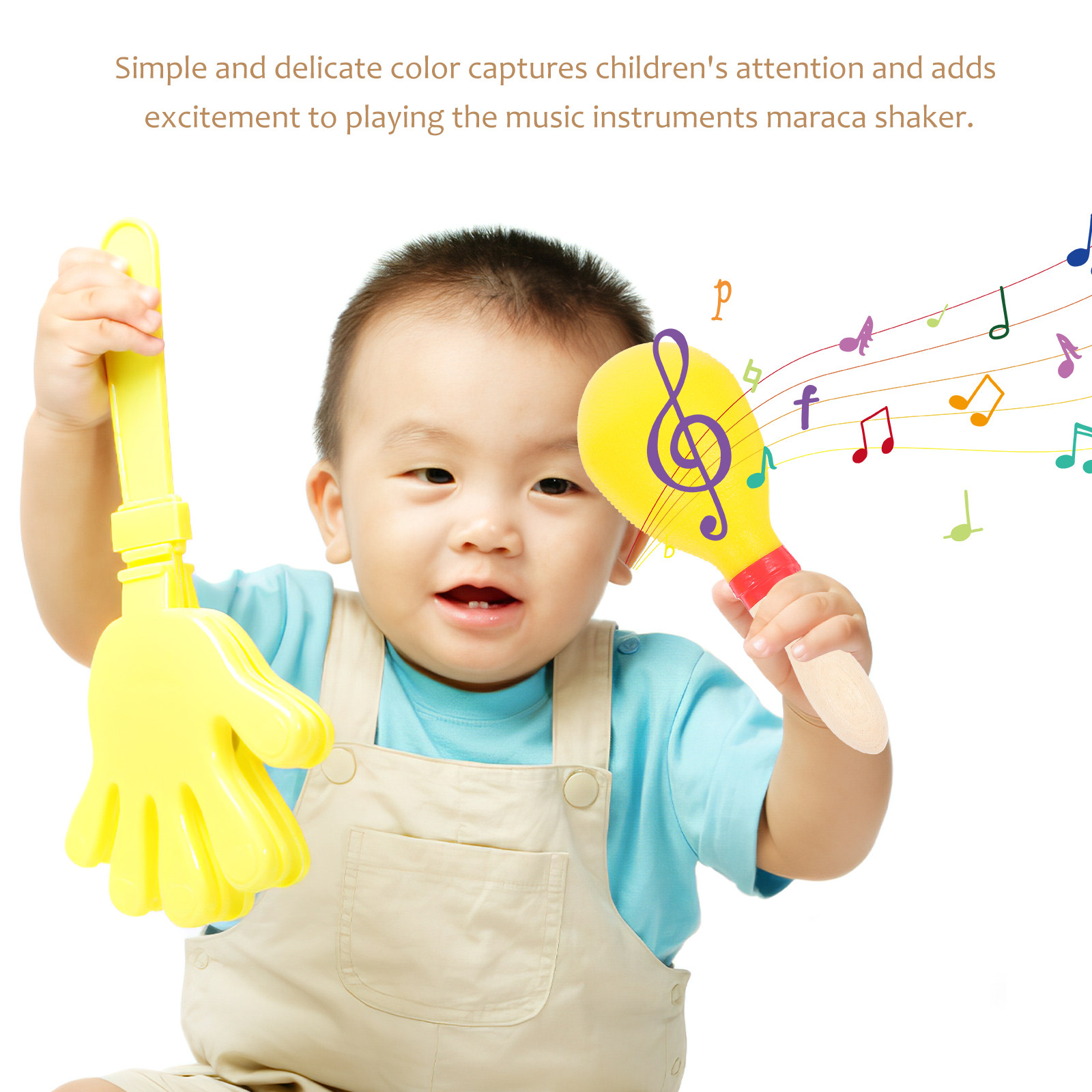 1 paire de maracas en bois pou - Musical Instrument For Toddlers avis et prix