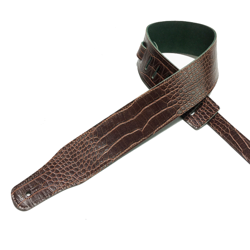 Sangle de guitare en cuir haut - Musical Instrument Ending In A avis et prix