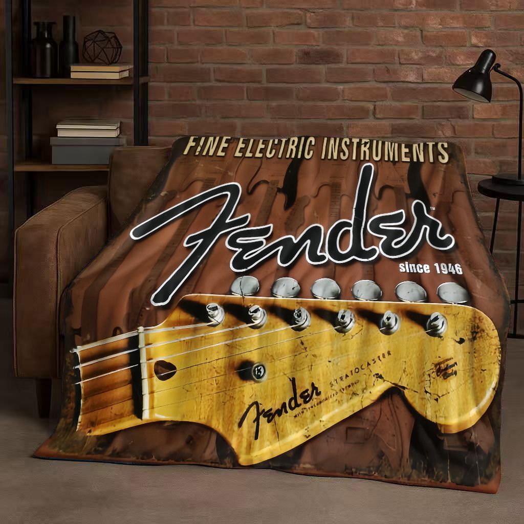Couverture en flanelle HD F-Fe - Musical Instrument Sign avis et prix