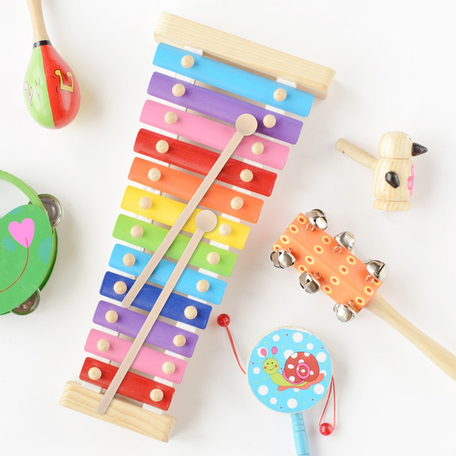Maillets en bois de taille enf - Musical Instrument For Toddlers avis et prix