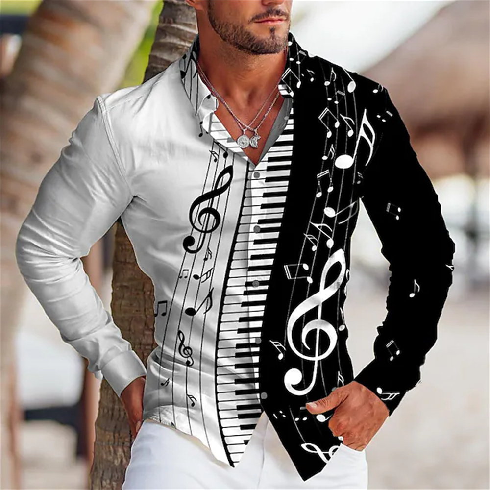 Chemise d'été à manches longue - Musical Instrument Sign avis et prix