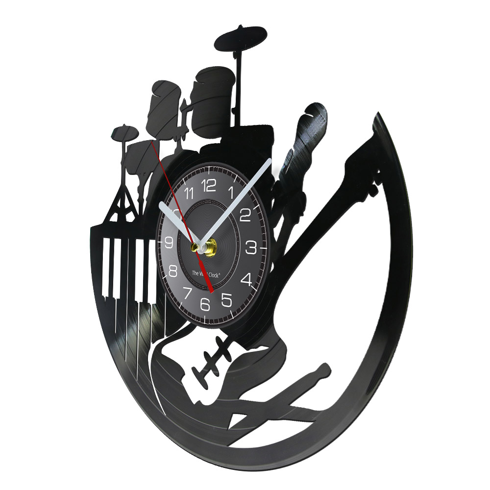 Horloge murale en vinyle avec  - Musical Instrument Sign avis et prix