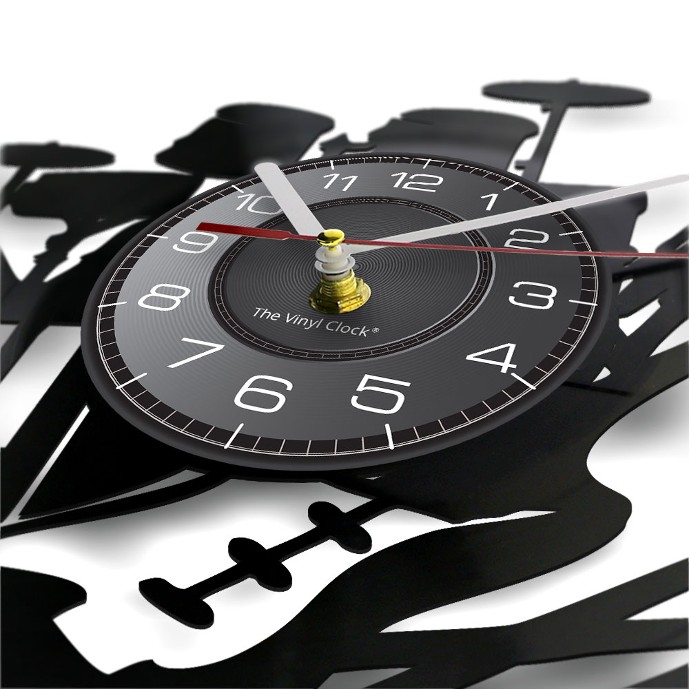 Horloge murale en vinyle avec  - Musical Instrument Sign avis et prix